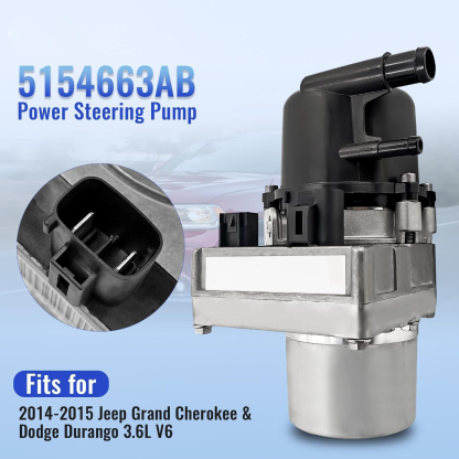 5154663AB Power Steering Pump Fits for 2014-2015 Jeep Grand Cherokee & Dodge Durango 3.6L V6
