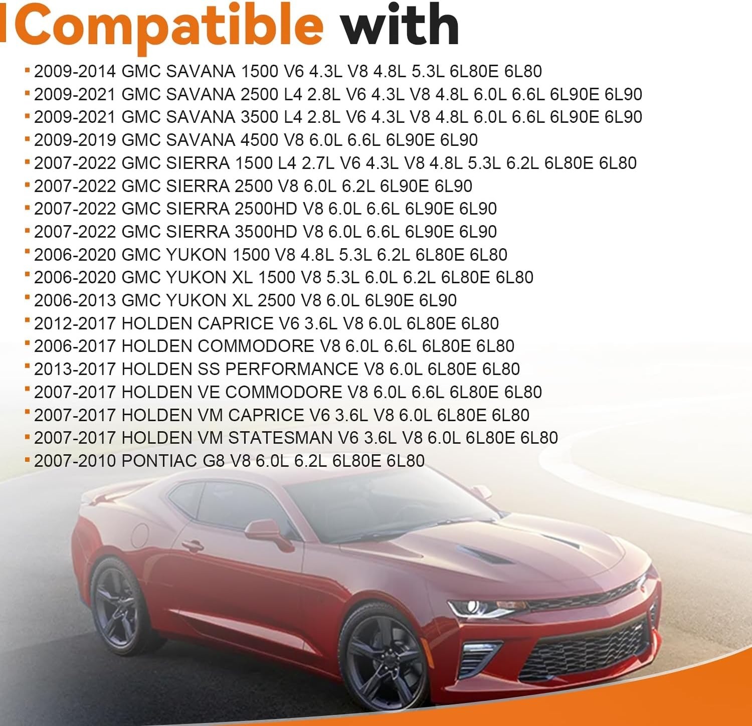 Transmission Rebuild Kit with Gaskets Filter Friction for Escalade Chevy Tahoe/Suburban/Avalanche, GMC Yukon Sierra, Hummer H2/H3 2006+