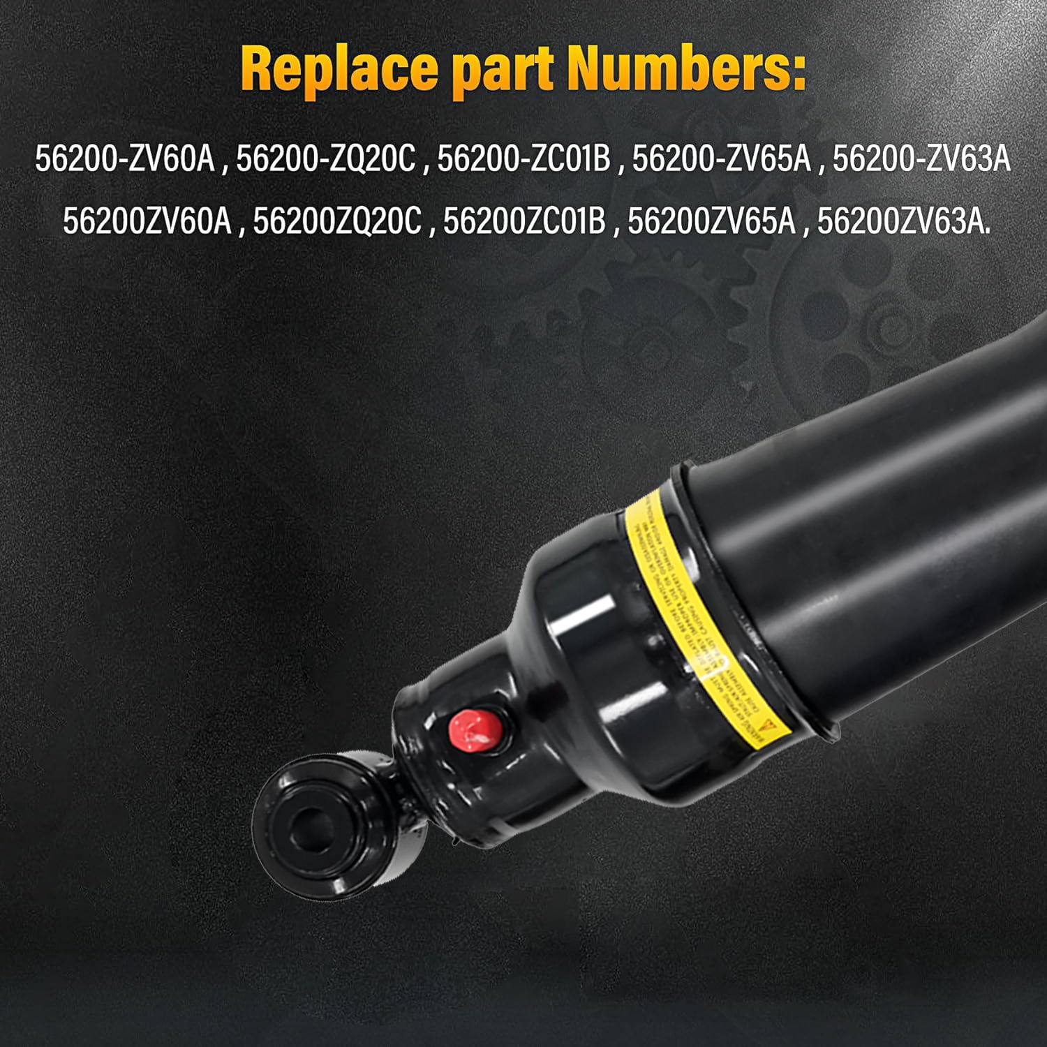 Pair Rear Air Shock Absorber Struts Replacement for Nissan Armada & Infiniti QX56 56200-ZV60A 