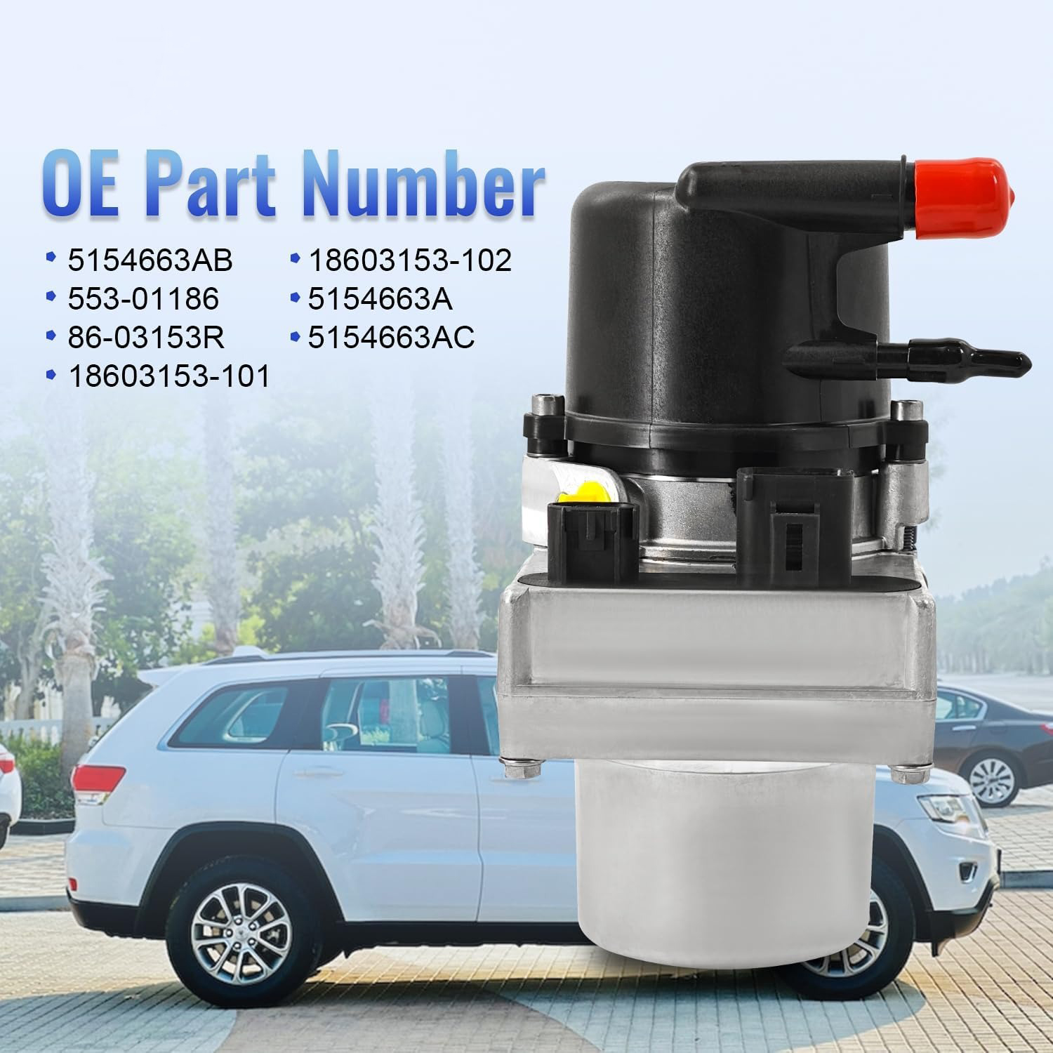 5154663AB Power Steering Pump Fits for 2014-2015 Jeep Grand Cherokee & Dodge Durango 3.6L V6