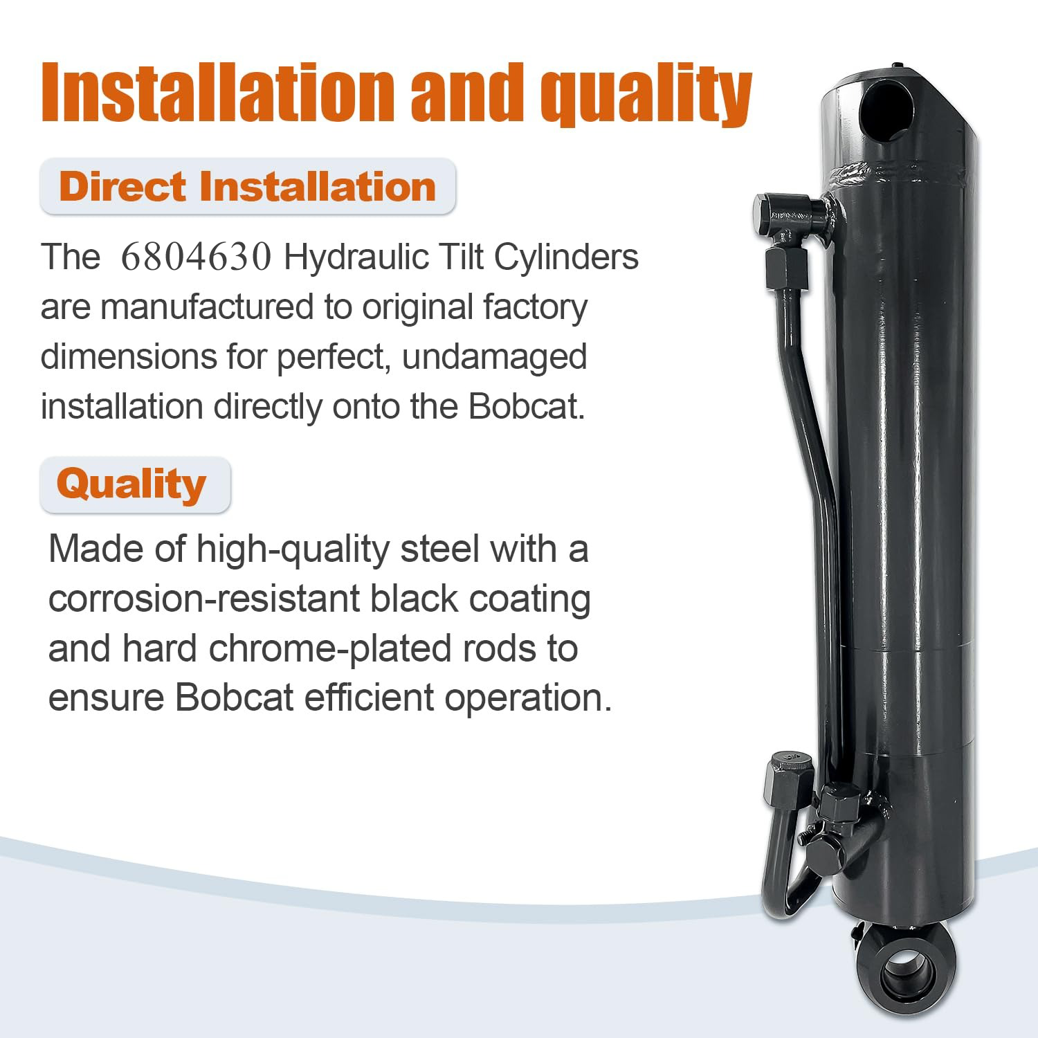 6804630 Hydraulic Tilt Cylinder Cylinder for Bobcat Skid Steer Loaders 753 763 773 7753 S130 T140