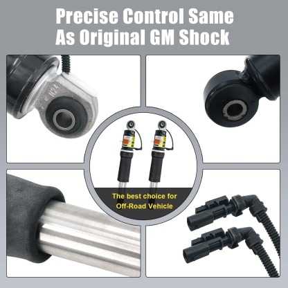  Pair Rear Air Shock Absorber Strut Compatible with 2015-2020 Cadillac Escalade ESV Chevy Tahoe Suburban GMC Yukon XL Part 84176675