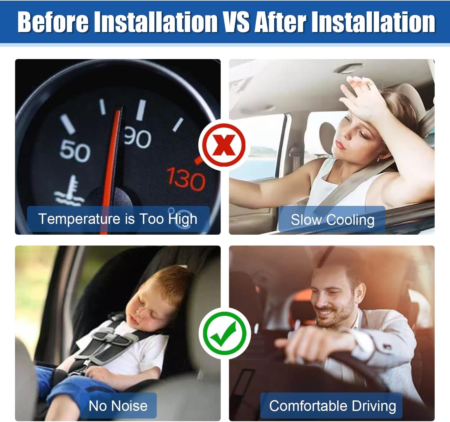 AC Compressor with Clutch for Cadillac XTS Chevy Impala Equinox GMC Terrain Buick LaCrosse