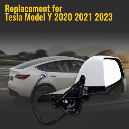 Right Passenger Side Exterior View Mirror Compatible with Tesla Model Y 2020-2023