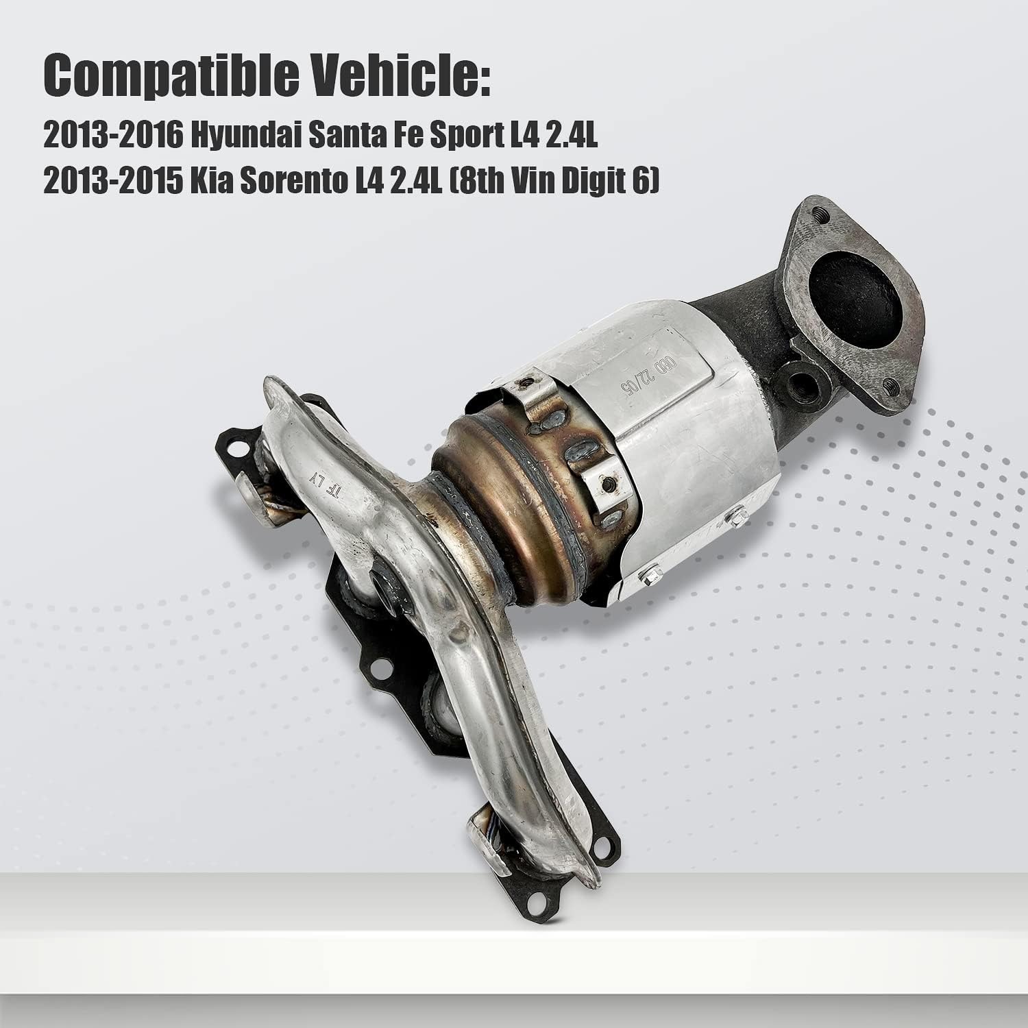 285102G445 674-071 Catalytic Converter Fits for Hyundai Santa Fe Sport and Kia