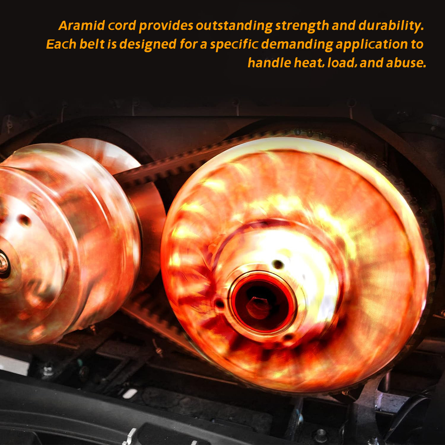 Drive Belt Heavy Duty Compatible for CFMOTO UFORCE 1000, CFORCE 1000, ZFORCE 950, ZFORCE 800 Trail, CFORCE 800