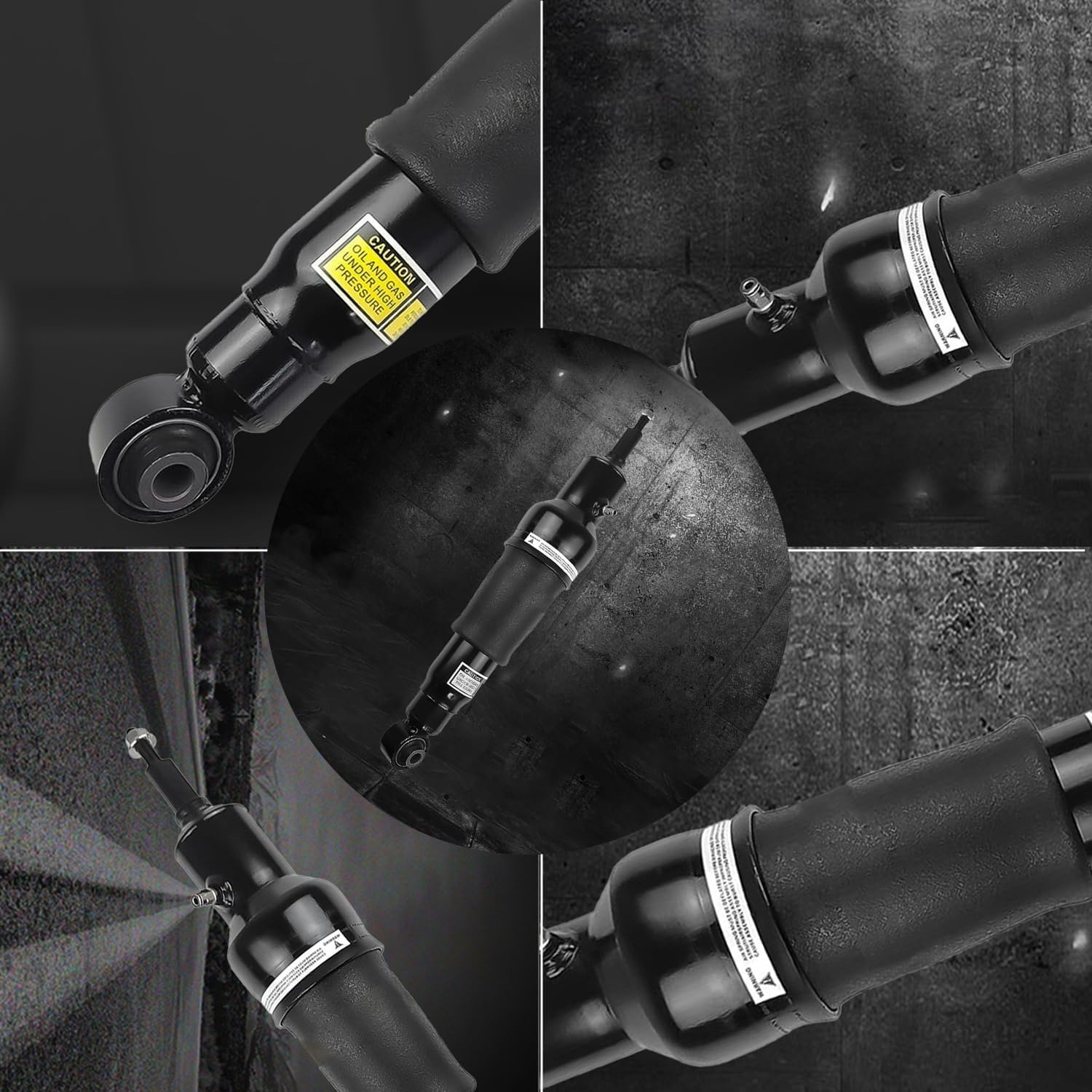 E6210-1LA8A 2 PCS Rear Air Shock Absorber Compatible with Infiniti QX56 2011-2013,QX80 2014-2021