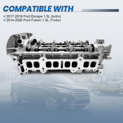 NEW Complete Cylinder Head Assembly Fit for 2017-2019 Ford Escape & 2014-2020 Ford Fusion with 1.5L Turbo engine