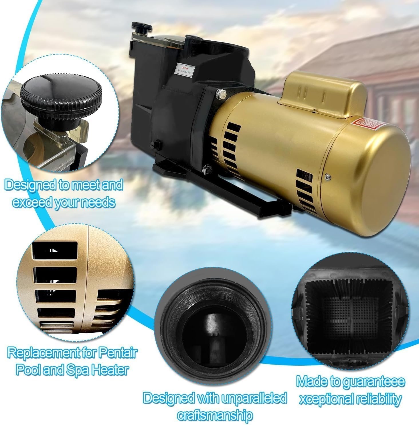 Hayward 2.5 HP 230V  W3SP2621X25 Pool Pump