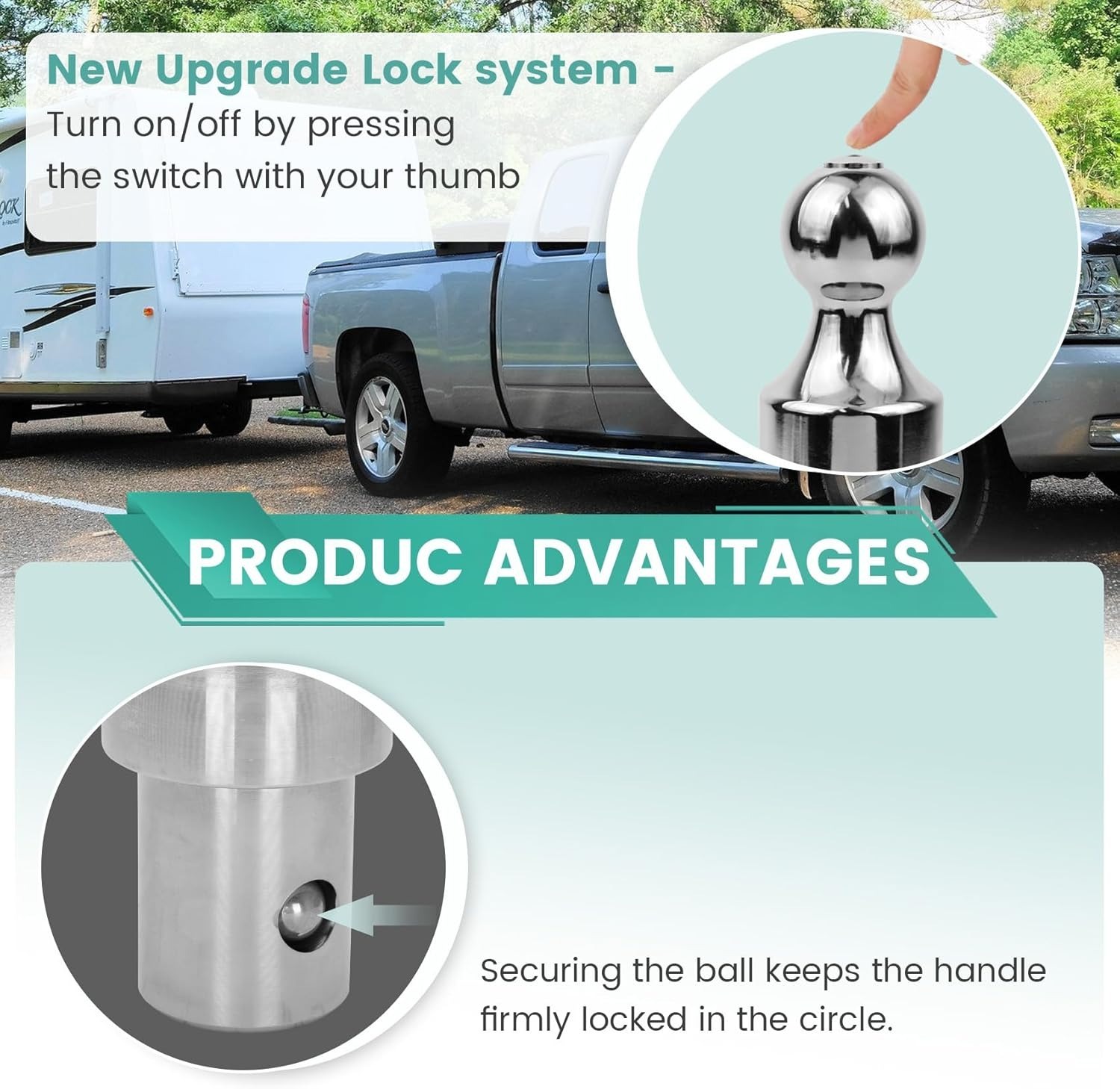 60692 Gooseneck Ball Hitch Kit for Ford F250 F350 F450  2013-2024