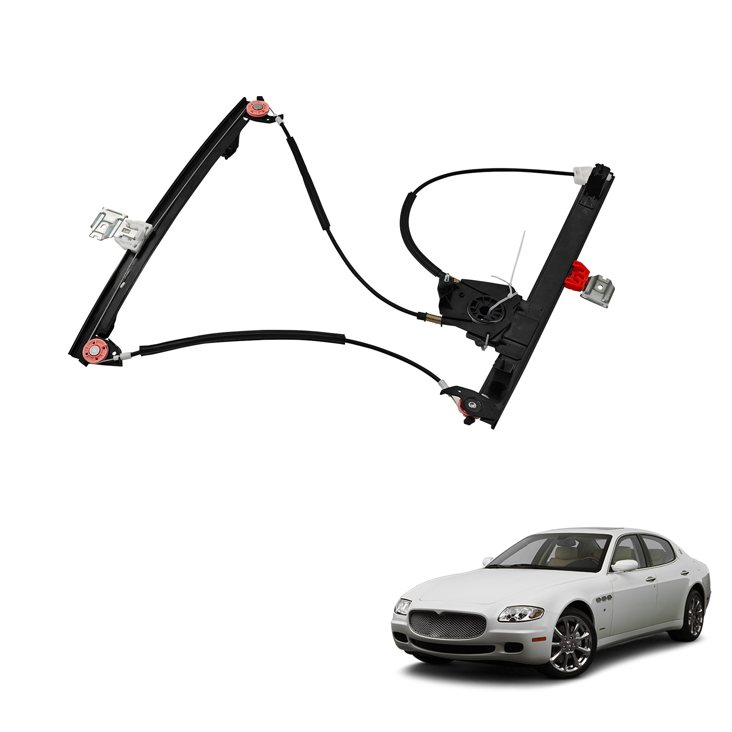 Front Right Window Regulator for 2003–2013 Maserati Quattroporte