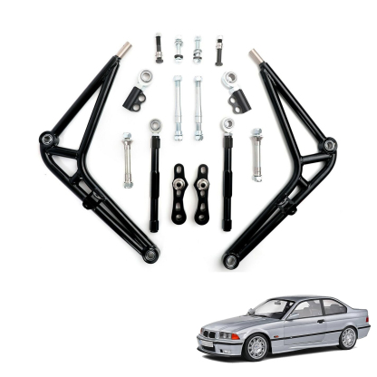 Front Steering Drift Lower Control Arm Wide Angle Kit For BMW E36