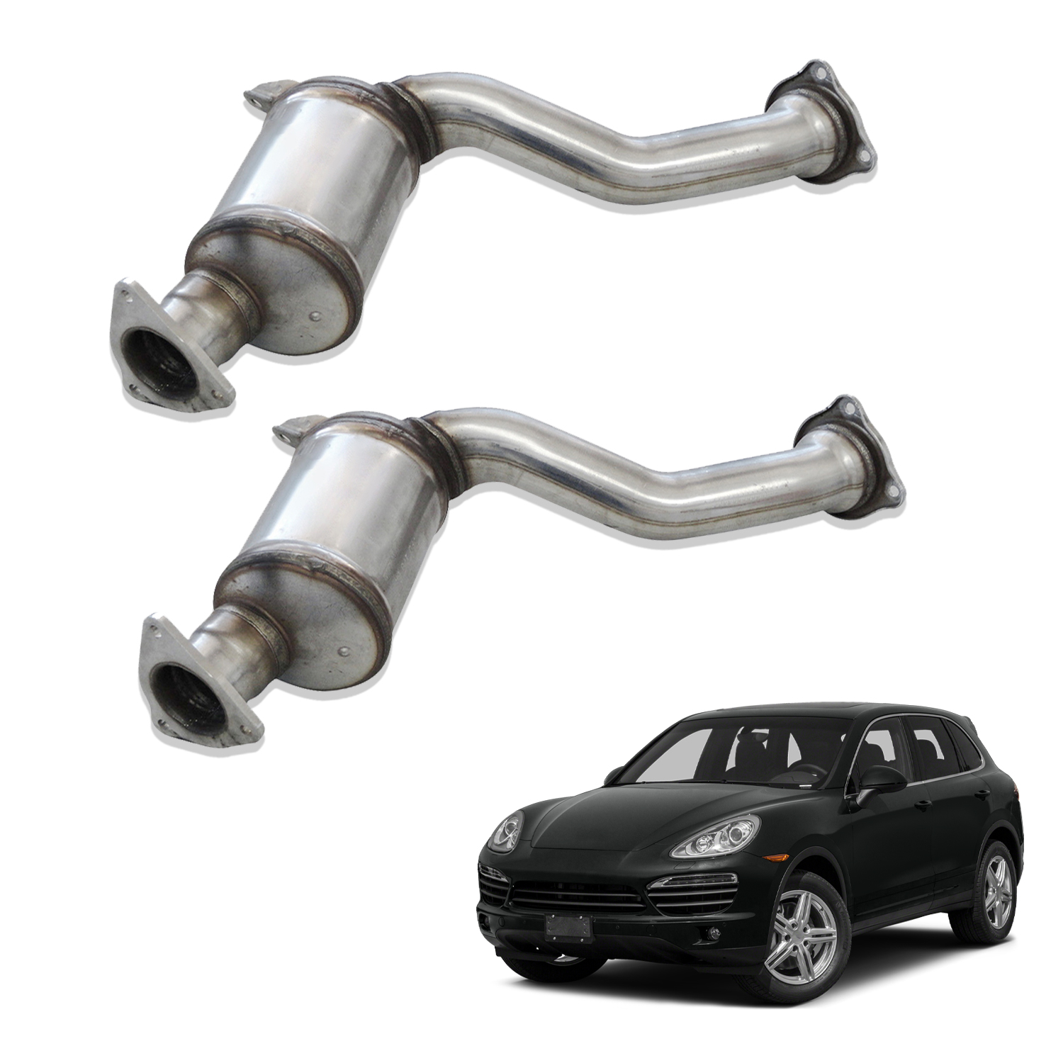 Front Catalytic Converter for  2011-2014 Porsche Cayenne S Hybrid 3.0L V6 - Electric/Gas 958113021BX