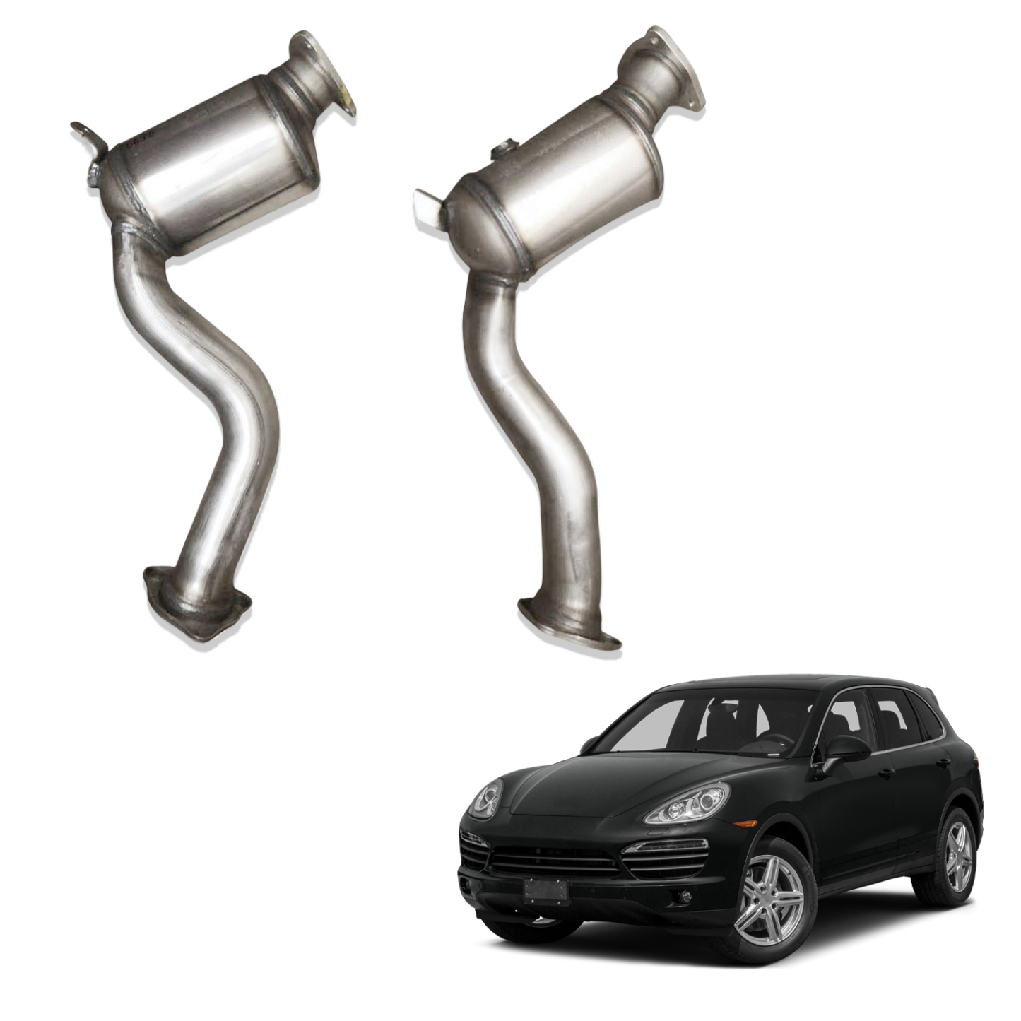 Rear Catalytic Converter for  2011-2014 Porsche Cayenne S Hybrid 3.0L V6 - Electric/Gas