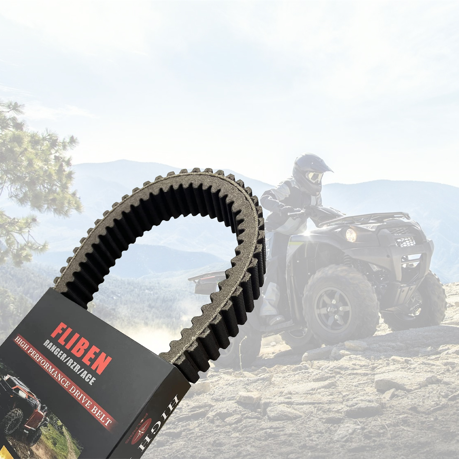 59011-0003 Kawasaki Heavy Duty Drive Belt for Brute Force 650 750 /KFX700 /Prairie 360 650 700 /Teryx 750 