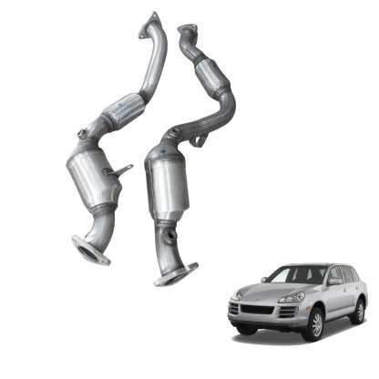 Pair Front Catalytic Converter for 2008-2010  Porsche Cayenne 3.6L V6   #955113034AX