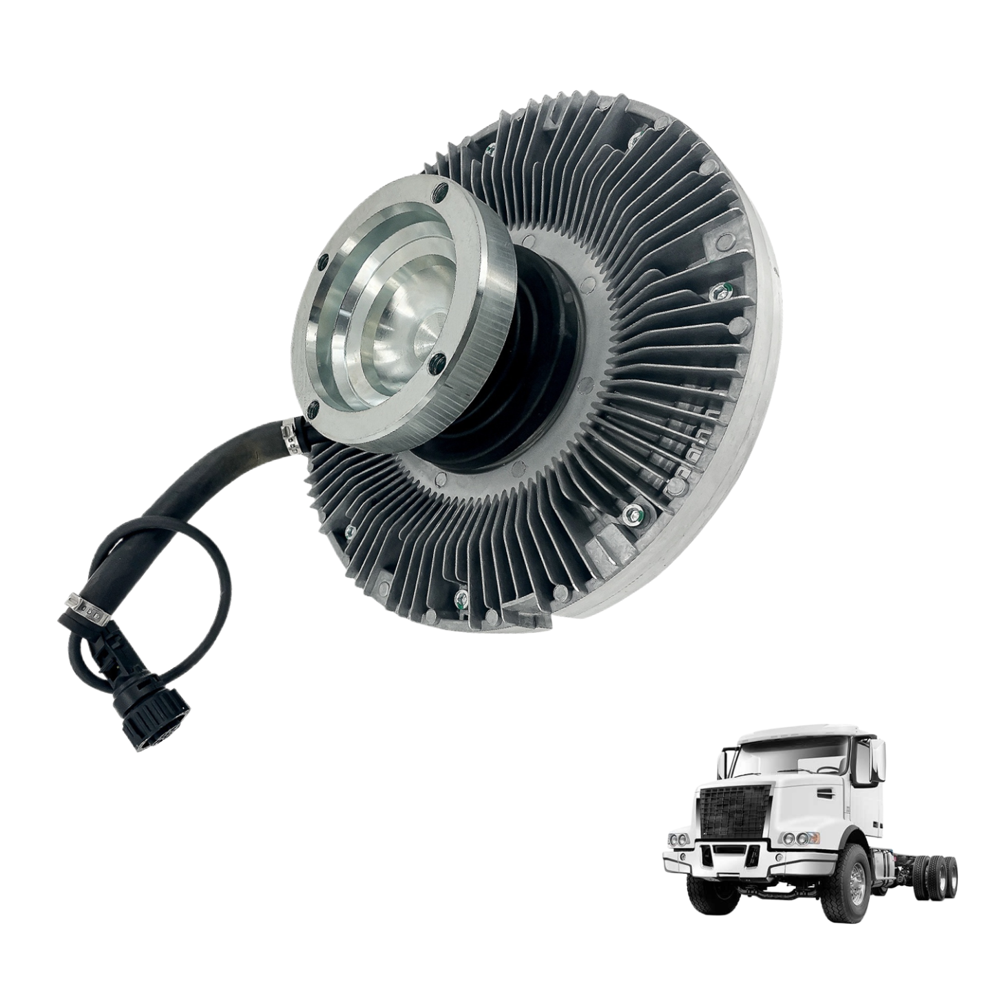 Cooling Fan Clutch Compatible With Volvo VT VTL D13/D11/D16, Mack MP7/MP8
