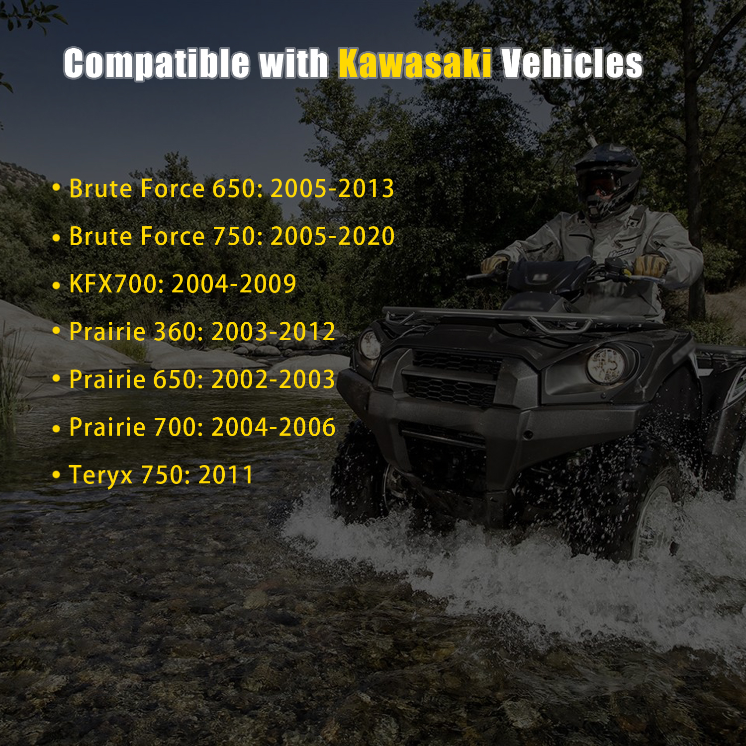 59011-0003 Kawasaki Heavy Duty Drive Belt for Brute Force 650 750 /KFX700 /Prairie 360 650 700 /Teryx 750 