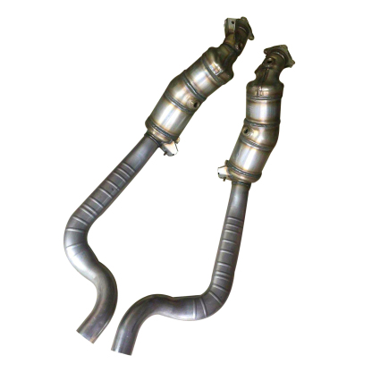 2PCS Front Catalytic Converter for 2010-2014 Porsche Cayenne 4.8L V8 W/O Turbo Includes Front Pipe