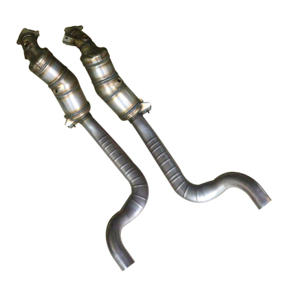 2PCS Front Catalytic Converter for 2010-2014 Porsche Cayenne 4.8L V8 W/O Turbo Includes Front Pipe