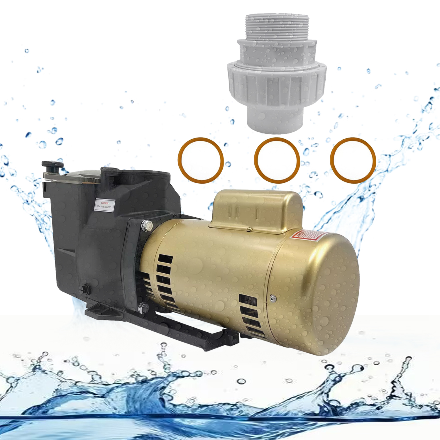 W3SP2607X10 Super Pool Pump 1HP 115/230V Single Speed Replacement for Hayward SP2607X10