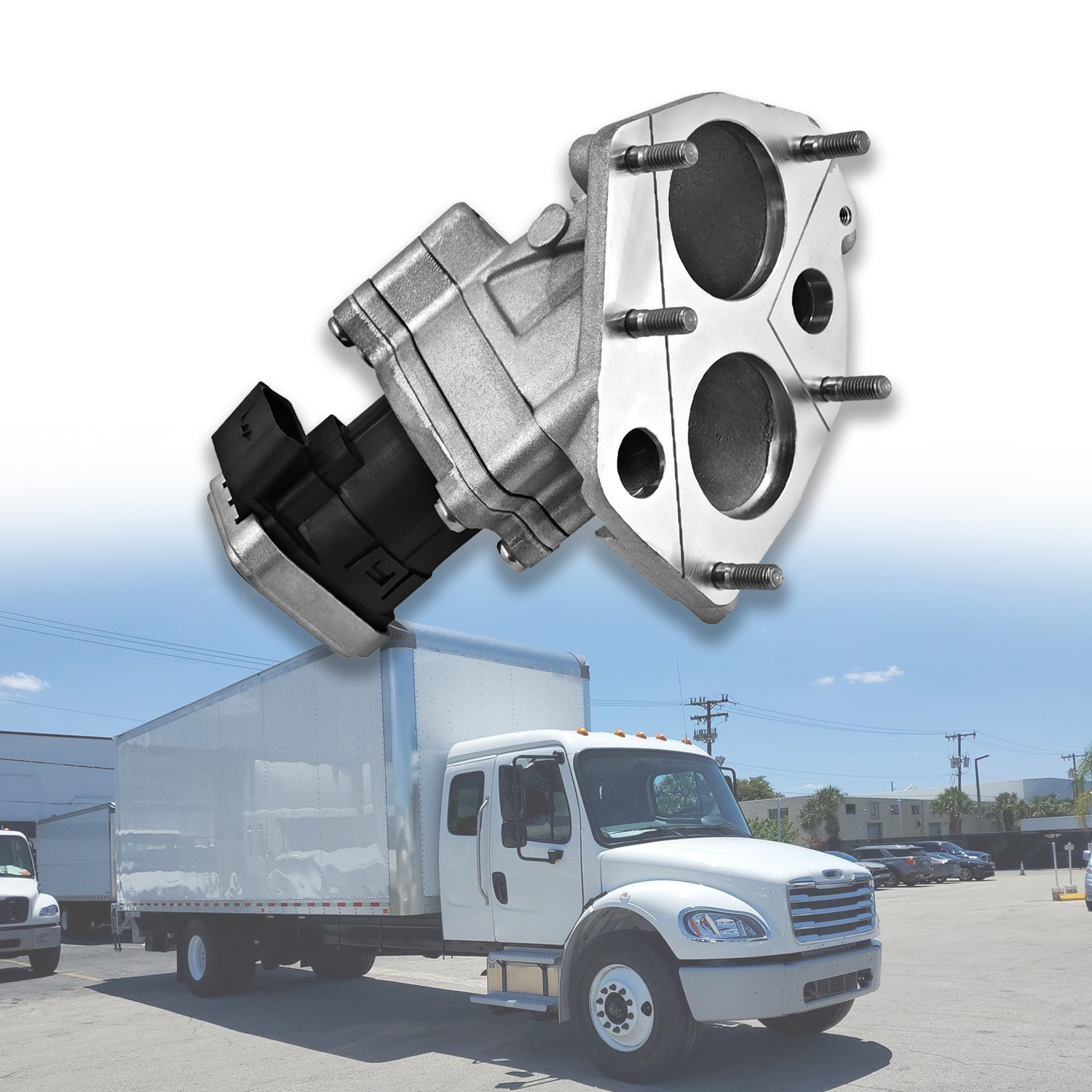 EGR Valve for Freightliner Sterling Thomas Truck for Mercedes Benz MBE900 MBE902 MBE904 MBE906 6.4L 4.3L Engine