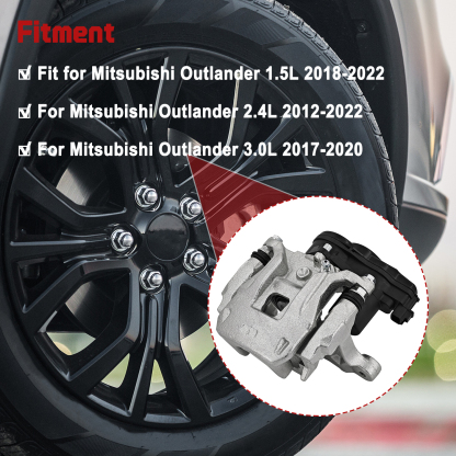 4605C044 Rear Right Electrical Brake Caliper for Mitsubishi Outlander 2.4L 3.0L 2012-2022