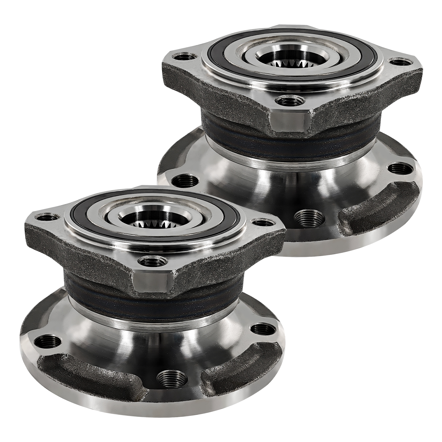 Rear Left & Right Wheel Hub Bearing Assembly Fits for BMW X3 2011-2017, X4 2015-2018, 2.0L 3.0L