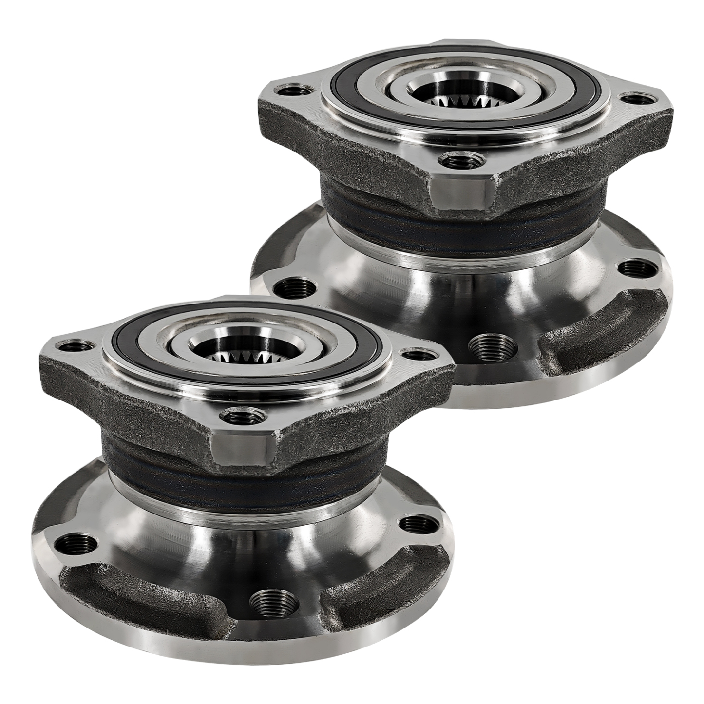 Rear Left & Right Wheel Hub Bearing Assembly Fits for BMW X3 2011-2017, X4 2015-2018, 2.0L 3.0L
