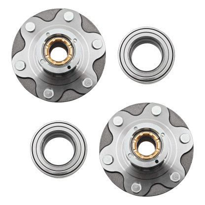 2PCS Front Wheel Bearing & Hub Assembly Kit Fits for Toyota Tacoma 1995-2004 2.4L 2.7L 3.4L (4WD ONLY)
