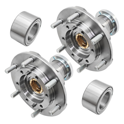 2PCS Front Wheel Bearing & Hub Assembly Kit Fits for Toyota Tacoma 1995-2004 2.4L 2.7L 3.4L (4WD ONLY)