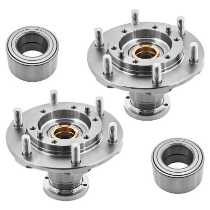 2PCS Front Wheel Bearing & Hub Assembly Kit Fits for Toyota Tacoma 1995-2004 2.4L 2.7L 3.4L (4WD ONLY)