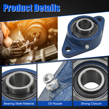 2 Pack Pillow Block Bearing Set Fit for Husqvarna FS400, for Husqvarna FS400LV Walk Behind Concrete Saws