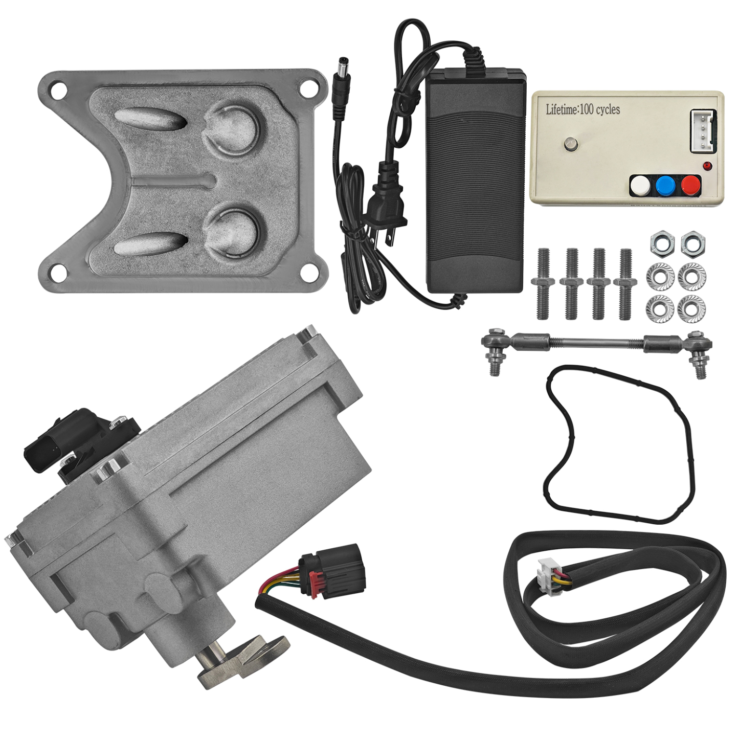 Turbocharger Actuator 12V W/Calibration Box for GMC Sierra Chevy Silverado 2500HD 3500HD Duramax L5P 6.6L 2017-2019