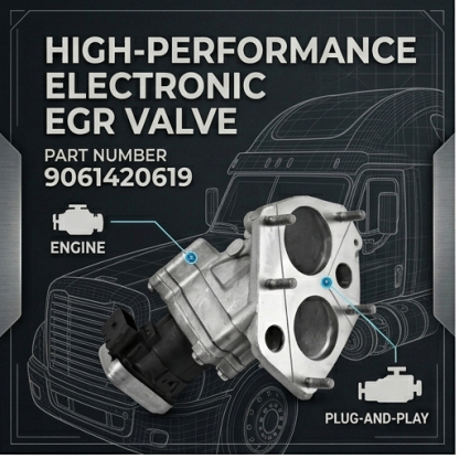 Mercedes-Benz EGR Valve for MBE900 MBE902 MBE904 MBE906 6.4L 4.3L Engine, for Freightliner Sterling Thomas Truck
