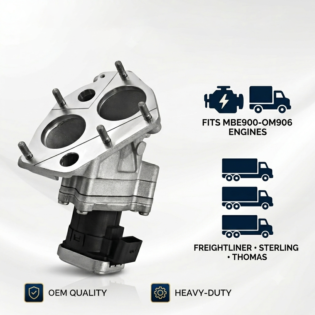 Mercedes Benz EGR Valve for Freightliner Sterling Thomas Truck for MBE900 MBE904 OM906 MBE906 6.4L 4.3L Engine 2000-2006