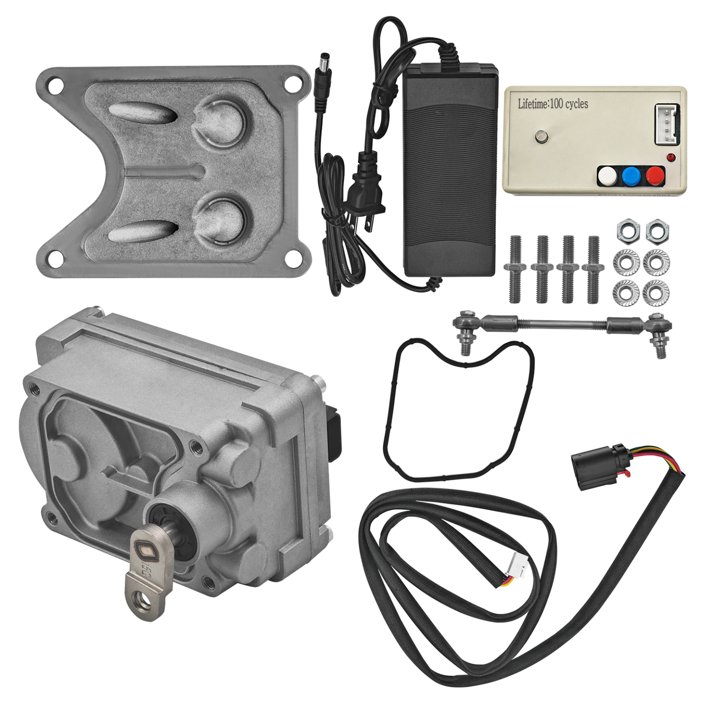 Turbocharger Actuator 12V W/Calibration Box for GMC Sierra Chevy Silverado 2500HD 3500HD Duramax L5P 6.6L 2017-2019