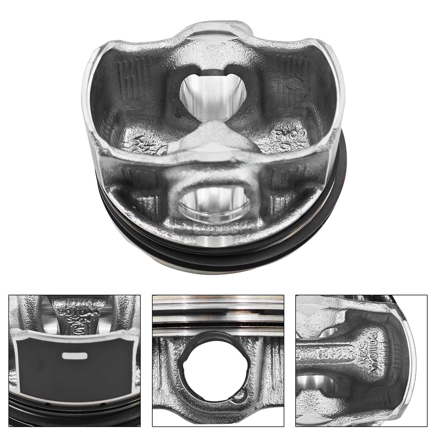 4Pcs Piston Kit with Ring Compatible with Jeep Chreokee Wrangler 2018-2023 2.0T