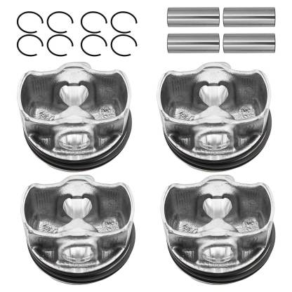 4Pcs Piston Kit with Ring Compatible with Jeep Chreokee Wrangler 2018-2023 2.0T