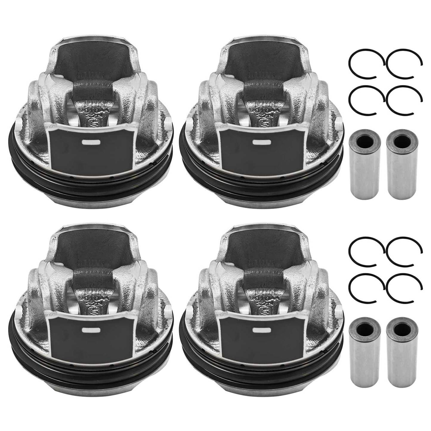 4Pcs Piston Kit with Ring Compatible with Jeep Chreokee Wrangler 2018-2023 2.0T