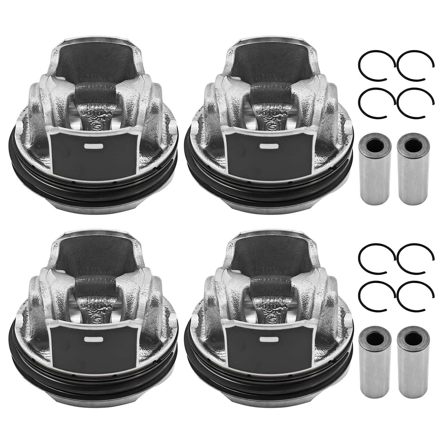 4Pcs Piston Kit with Ring Compatible with Jeep Chreokee Wrangler 2018-2023 2.0T