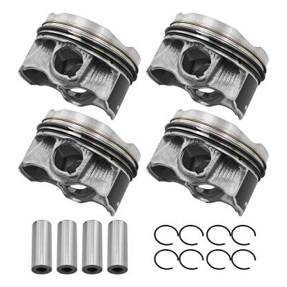 4Pcs Piston Kit with Ring Compatible with Jeep Chreokee Wrangler 2018-2023 2.0T