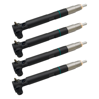 4PCS Fuel Injectors with Seal for Delphi Doosan D24 D18 For Bobcat E32 E35 E42 E45 E50 E55 E85 S450 T450 T550