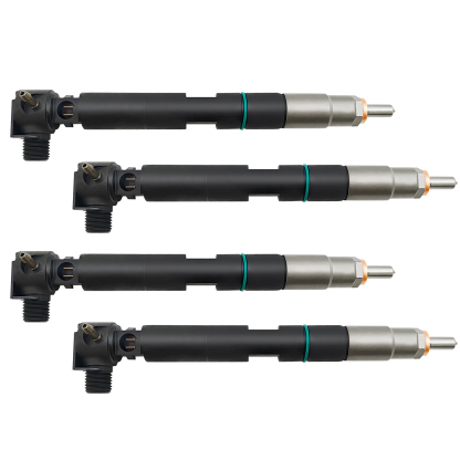 4PCS Fuel Injectors with Seal for Delphi Doosan D24 D18 For Bobcat E32 E35 E42 E45 E50 E55 E85 S450 T450 T550