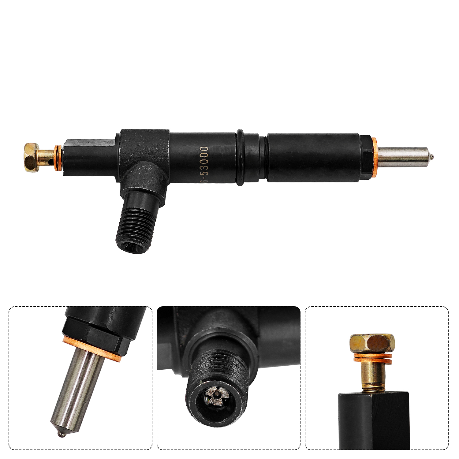 Fuel Injector for Kubota V2203 MDI Tier 2 V2403 Engine for Bobcat Loader S130 S150 S160 S175 S185 S510