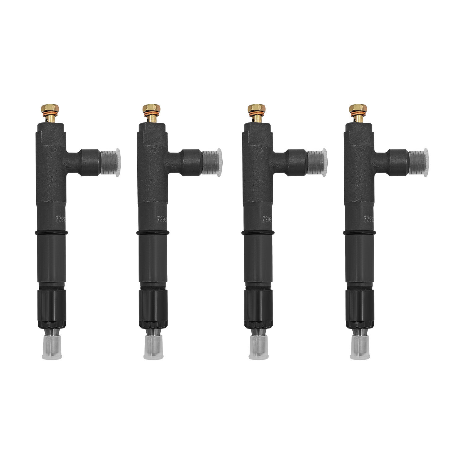 4PCS Fuel Injectors for Yanmar Engine 4TNV98 4TNV98T Loader WA90-3