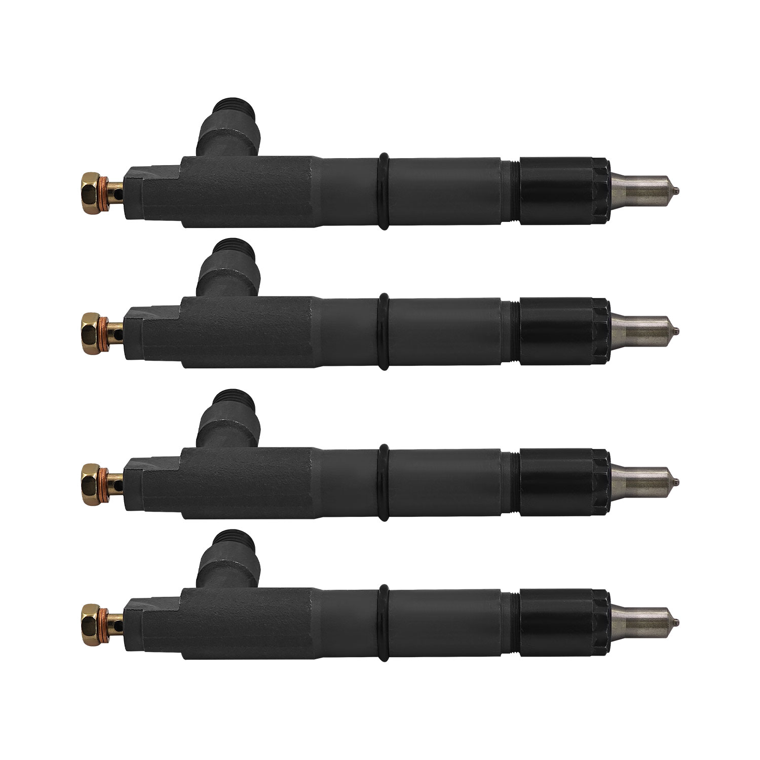 4PCS Fuel Injectors for Yanmar Engine 4TNV98 4TNV98T Loader WA90-3