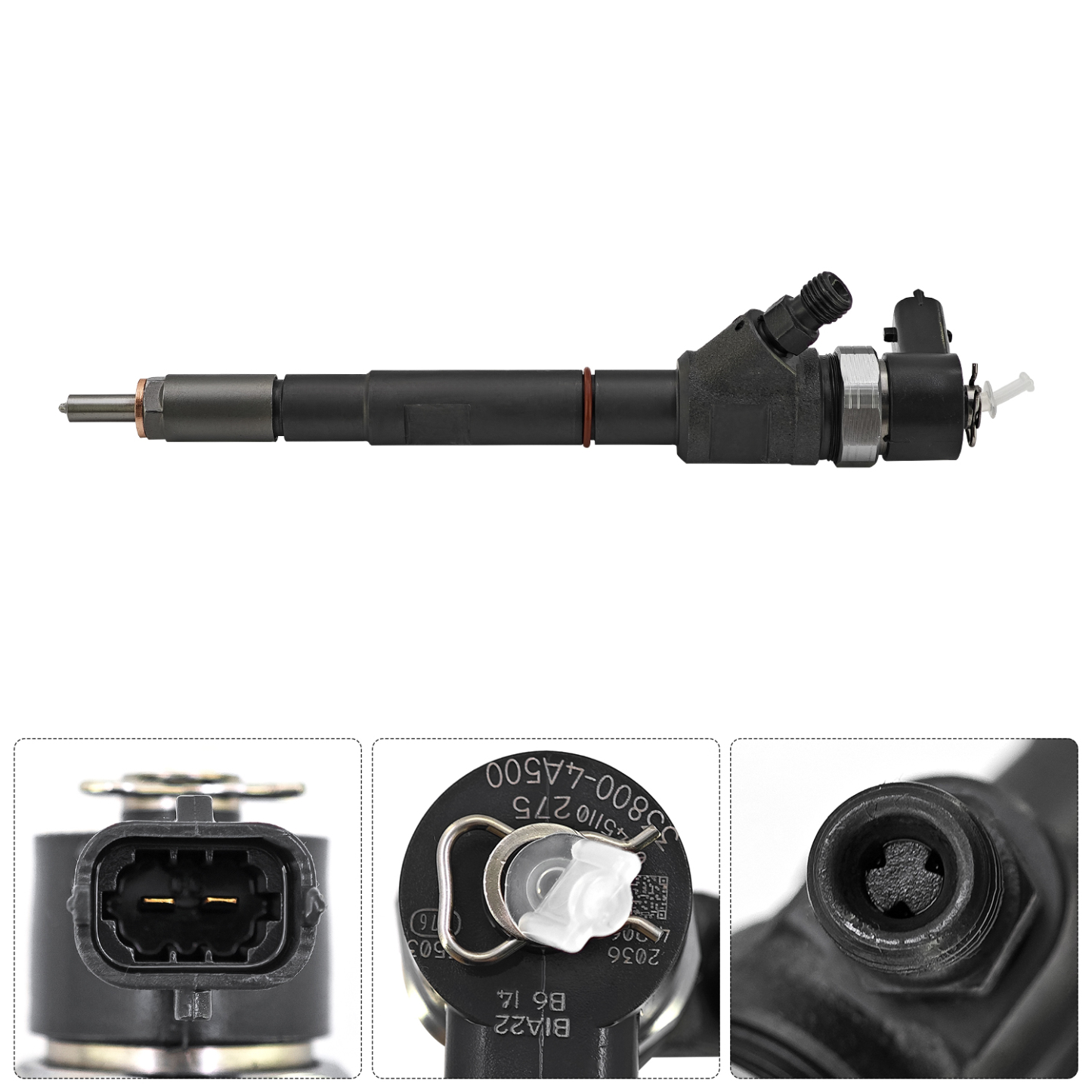 4Pcs Common Rail Fuel Injectors Fits for D4CB Engine 2.5L for Hyundai Sorento 2.5L Diesel 2006-2009