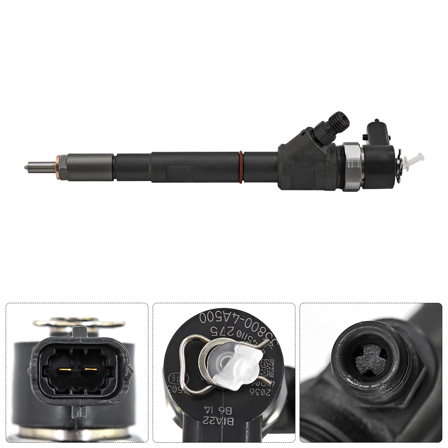 4Pcs Common Rail Fuel Injectors Fits for D4CB Engine 2.5L for Hyundai Sorento 2.5L Diesel 2006-2009