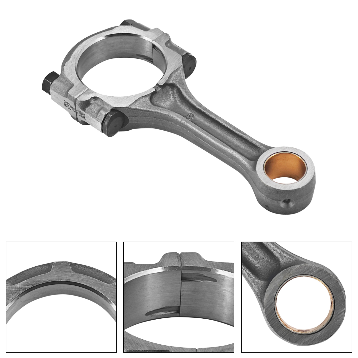 Connecting Rod 4 PCS Compatible with Subaru Legacy Outback Impreza Forester SVX GL XT 1985-2012